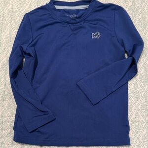 Blue Kids Long Sleeve Shirt